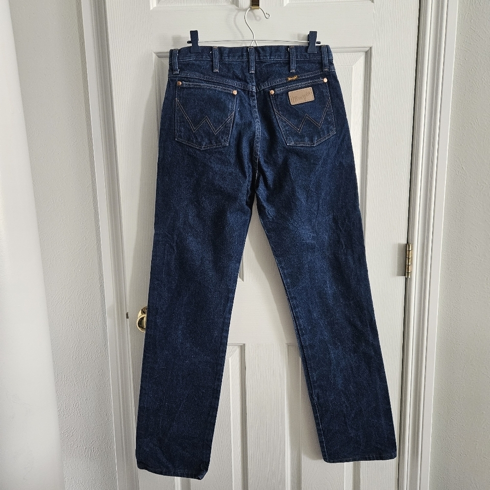 Vintage 90s Wrangler 100% Cotton Cowboy Cut Western Jeans - Picture 4 of 10